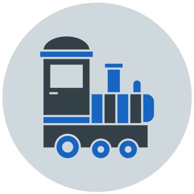 tren simgesi vektör illüstrasyonu