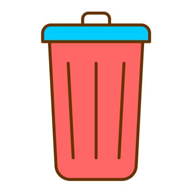 Çöp tenekesi. Basit tasarım