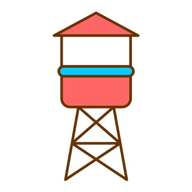 Petrol ve gaz ikonunun vektör çizimi. uygun element web mobil uygulama düğmesi olarak da kullanılabilir