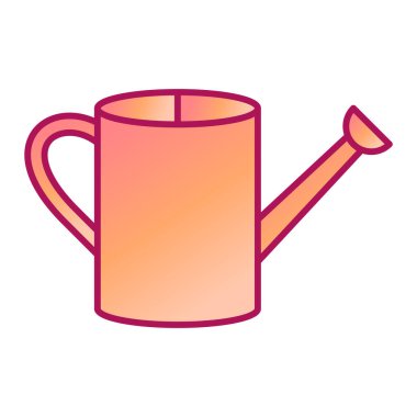 Su kutusu simgesi. Web tasarımı için bahçe vektörü sembolünün özet çizimi