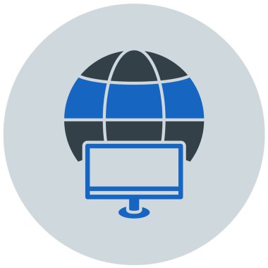 küresel ağ. Web simgesi