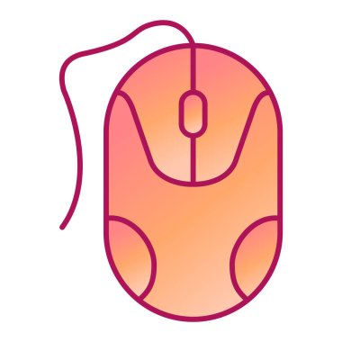 Bilgisayar faresi simgesi. Vektör illüstrasyonu