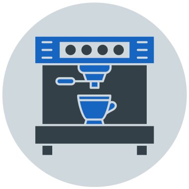 Kahve makinesi. Web simgesi