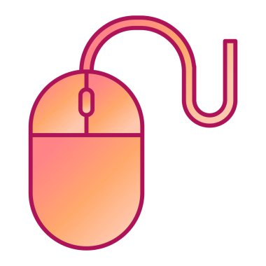 Bilgisayar faresi simgesi. Vektör illüstrasyonu