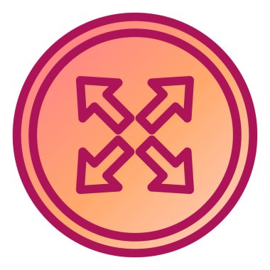 ok simgesi vektör illüstrasyonu