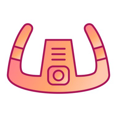 Bir güvenlik kaskının vektör çizimi