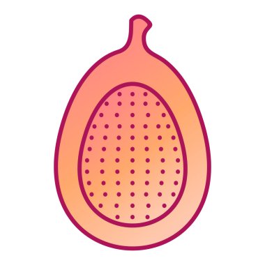 meyve ve sebze ikonu, organik gıda konsepti 