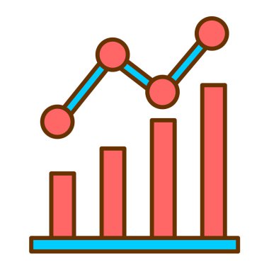 iş grafiği vektör illüstrasyonu