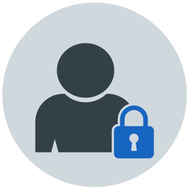 kullanıcı profili vektör simgesi modern basit ve minimalist düz illüstrasyon