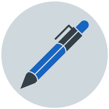 kalem simgesi, vektör illüstrasyonu basit tasarım