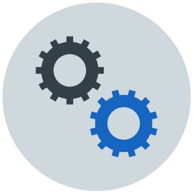 Teçhizat Web simgesi basit illüstrasyon