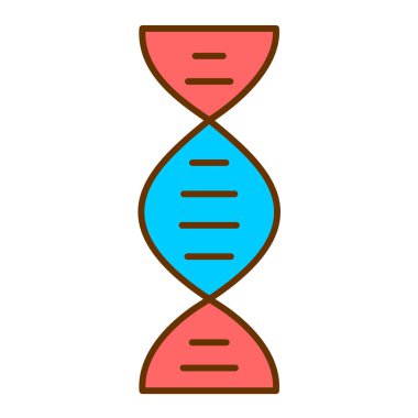 DNA simgesi vektör illüstrasyonu