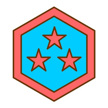 yıldız simgesi vektör illüstrasyonu