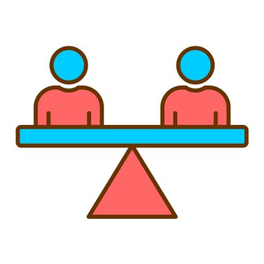 İnsan simgesinin vektör illüstrasyonu