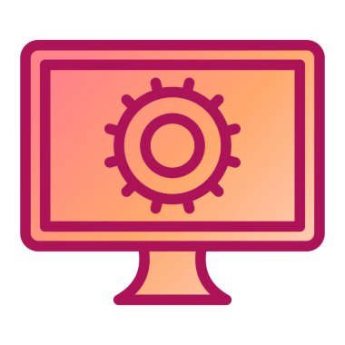 Ayarlama. Web simgesi basit illüstrasyon