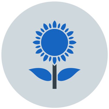 çiçek modern ikon vektör illüstrasyonu