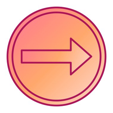 ok simgesi vektör illüstrasyonu