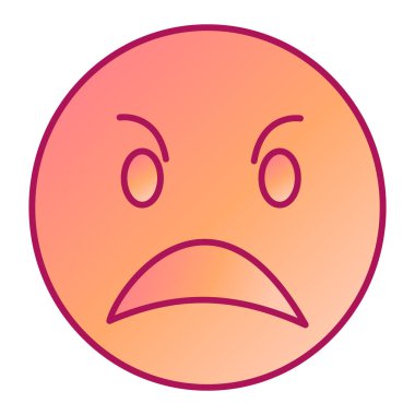 ağlayan yüz ifadesi simgesi vektör illüstrasyon tasarımı