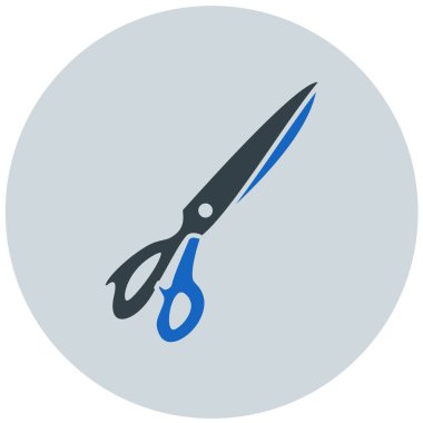 makas modern simge vektör çizimi 