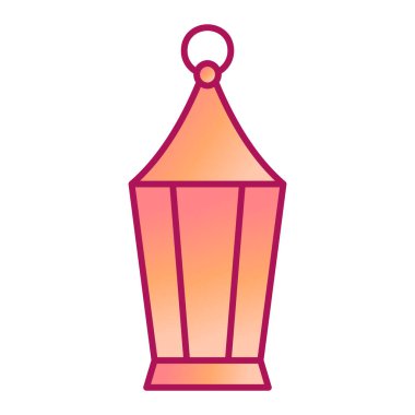 Fener lambası ikonu. vektör illüstrasyonu