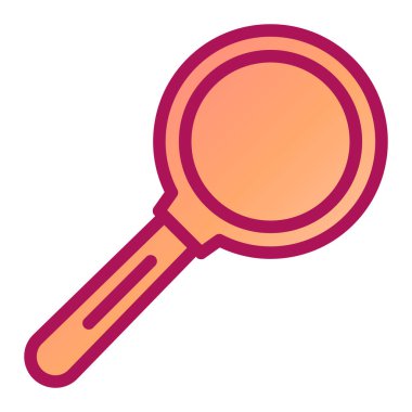 Arama simgesi vektör illüstrasyon tasarımlı büyüteç