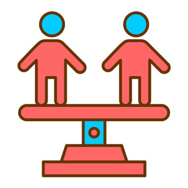 İnsan simgesinin vektör illüstrasyonu