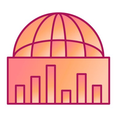 seo ve finans simgesinin vektör illüstrasyonu