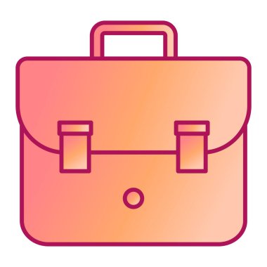 Çanta. Web simgesi basit tasarım