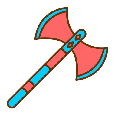 Axe modern simge vektör illüstrasyonu 