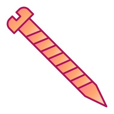 Modern simge vektör illüstrasyonunu çivile 