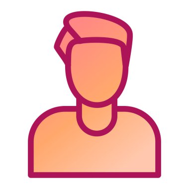 avatar. Web simgesi basit tasarım