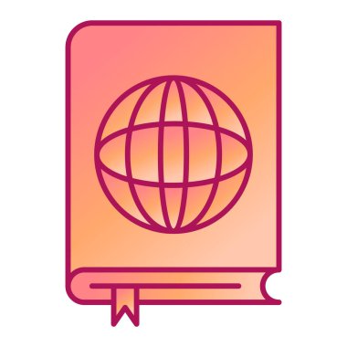 kitap simgesi vektör illüstrasyonu