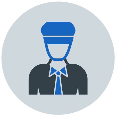 Crosguard modern ikon vektör çizimi