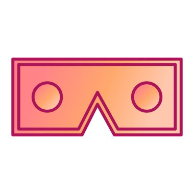 gözlük ikonu vektör illüstrasyon tasarımı