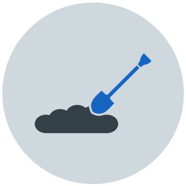 Kürek. Web simgesi basit tasarım