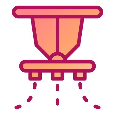 Mutfak gereçleri ikon vektörü. İnce çizgi işareti. izole edilmiş sınır sembolü çizimi