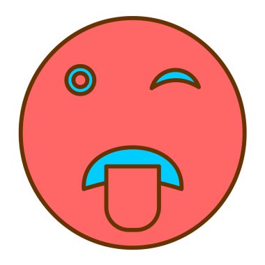üzgün yüz ifadesi, vektör illüstrasyonu