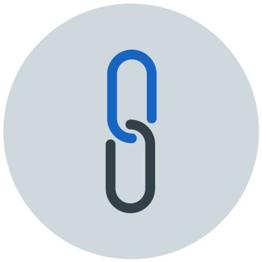 Bağlantı. Web simgesi basit illüstrasyon