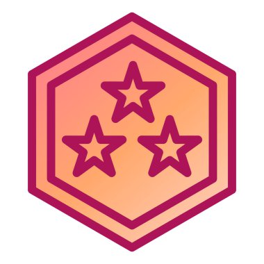 yıldız simgesi, vektör çizimi