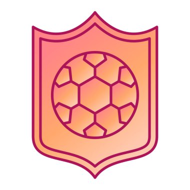 futbol topu ikonu vektör illüstrasyonu