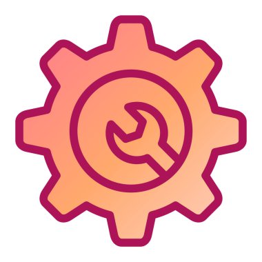 Ayarlar. Web simgesi basit tasarım