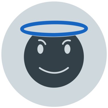 gülen yüz simgesi vektör simgesi