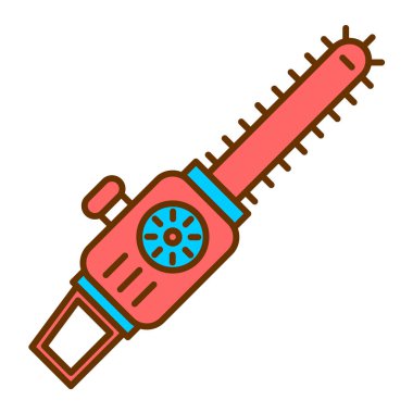 Modern simge vektör illüstrasyonunu gördüm 