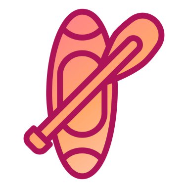 Sörf tahtası. Web simgesi basit illüstrasyon