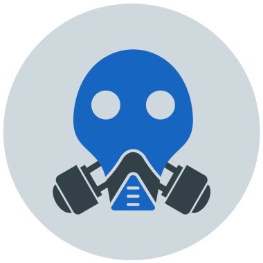 Maske. Web simgesi basit illüstrasyon