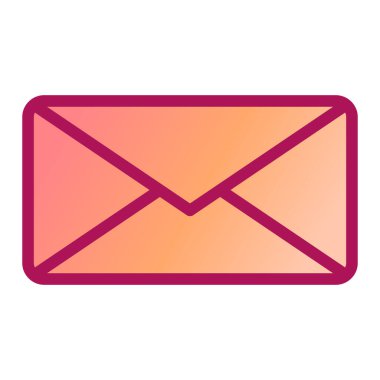 zarf e- posta simgesi vektör illüstrasyonu