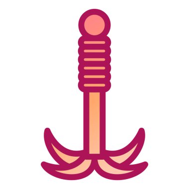 çapa simgesi vektör illüstrasyonu