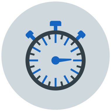 Kronometre simgesi modaya uygun izole edilmiş arkaplan