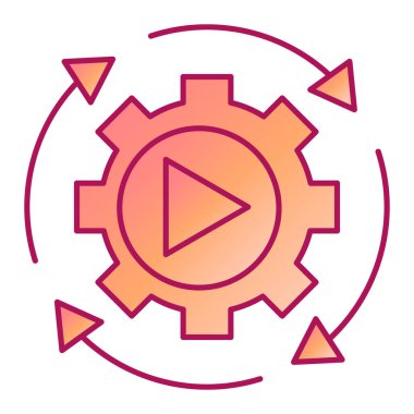 seo modern simgesinin vektör illüstrasyonu