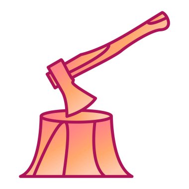 Balta ve ayaklar modern simge vektör illüstrasyonu 